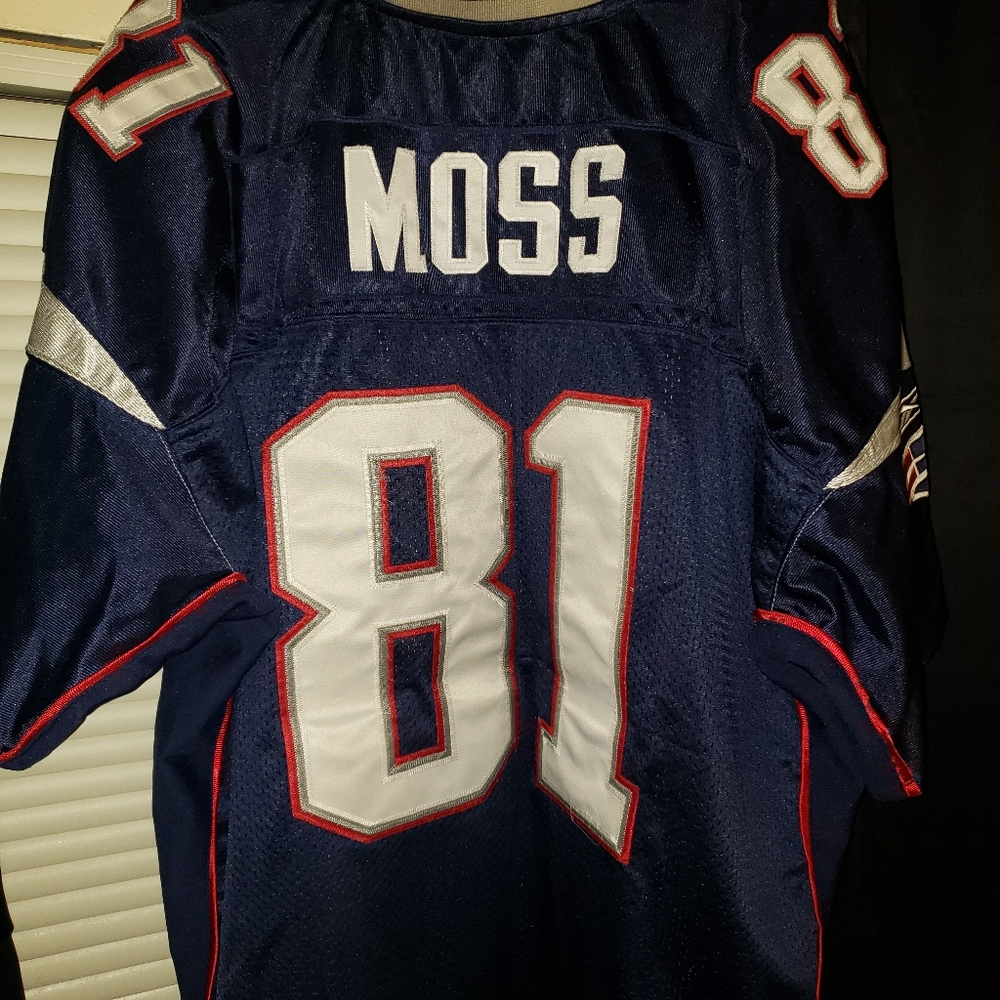 Size 58 Randy Moss Patriots Jersey